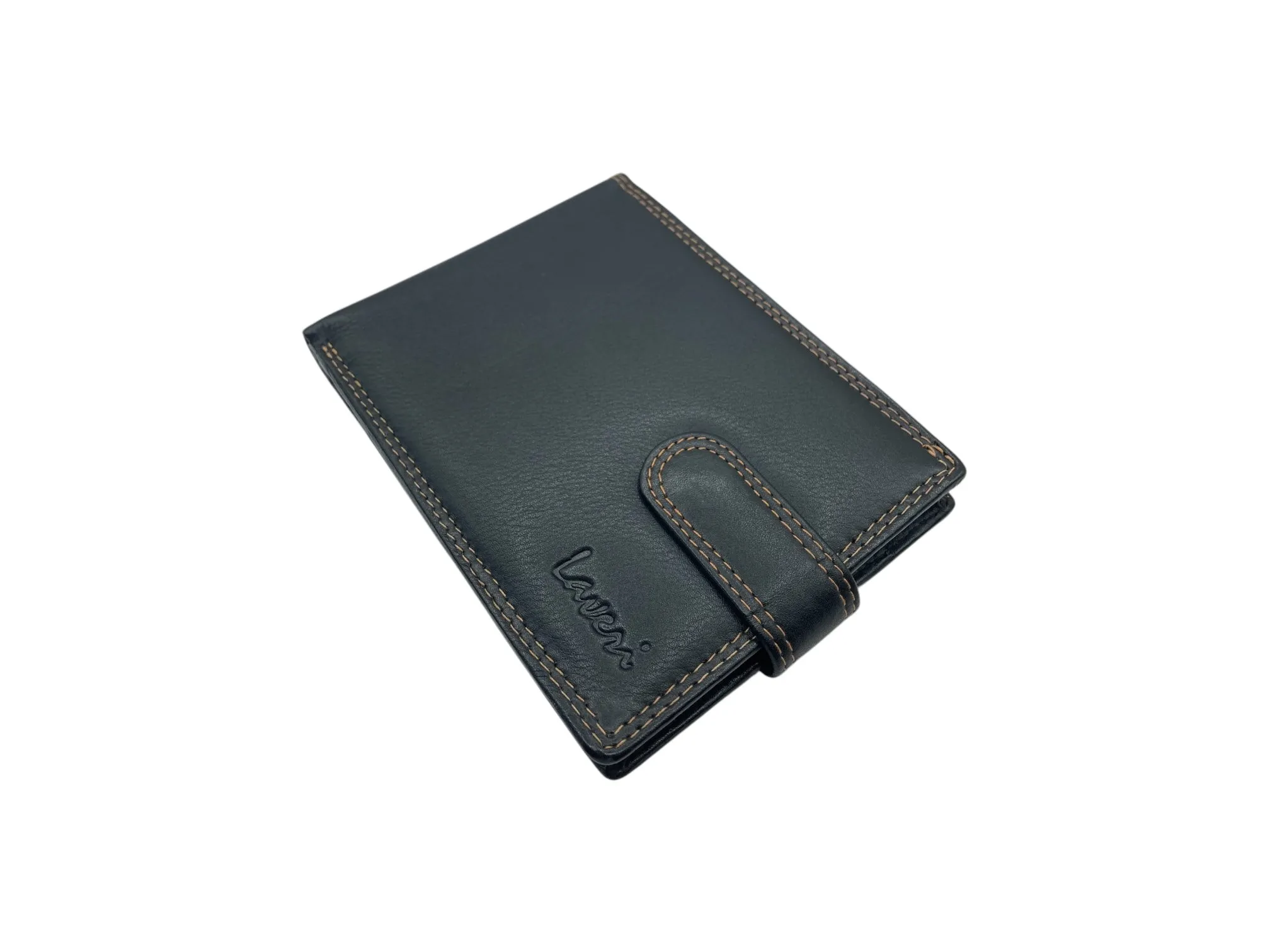 Top Grain Napa Leather Card & Coin Billfold Wallet # 1909L