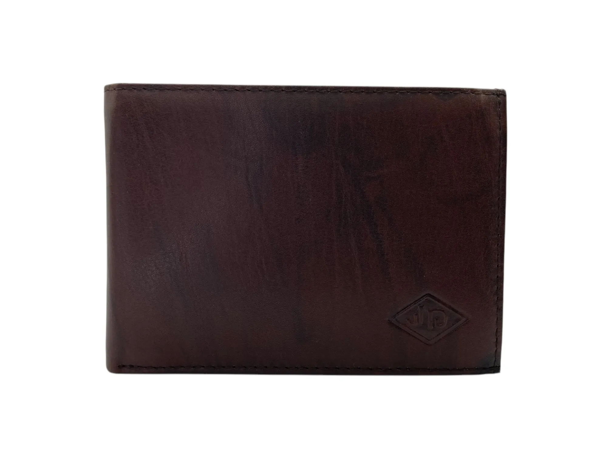 Top Grain Napa Leather Card & Coin Billfold Wallet # JD-1816