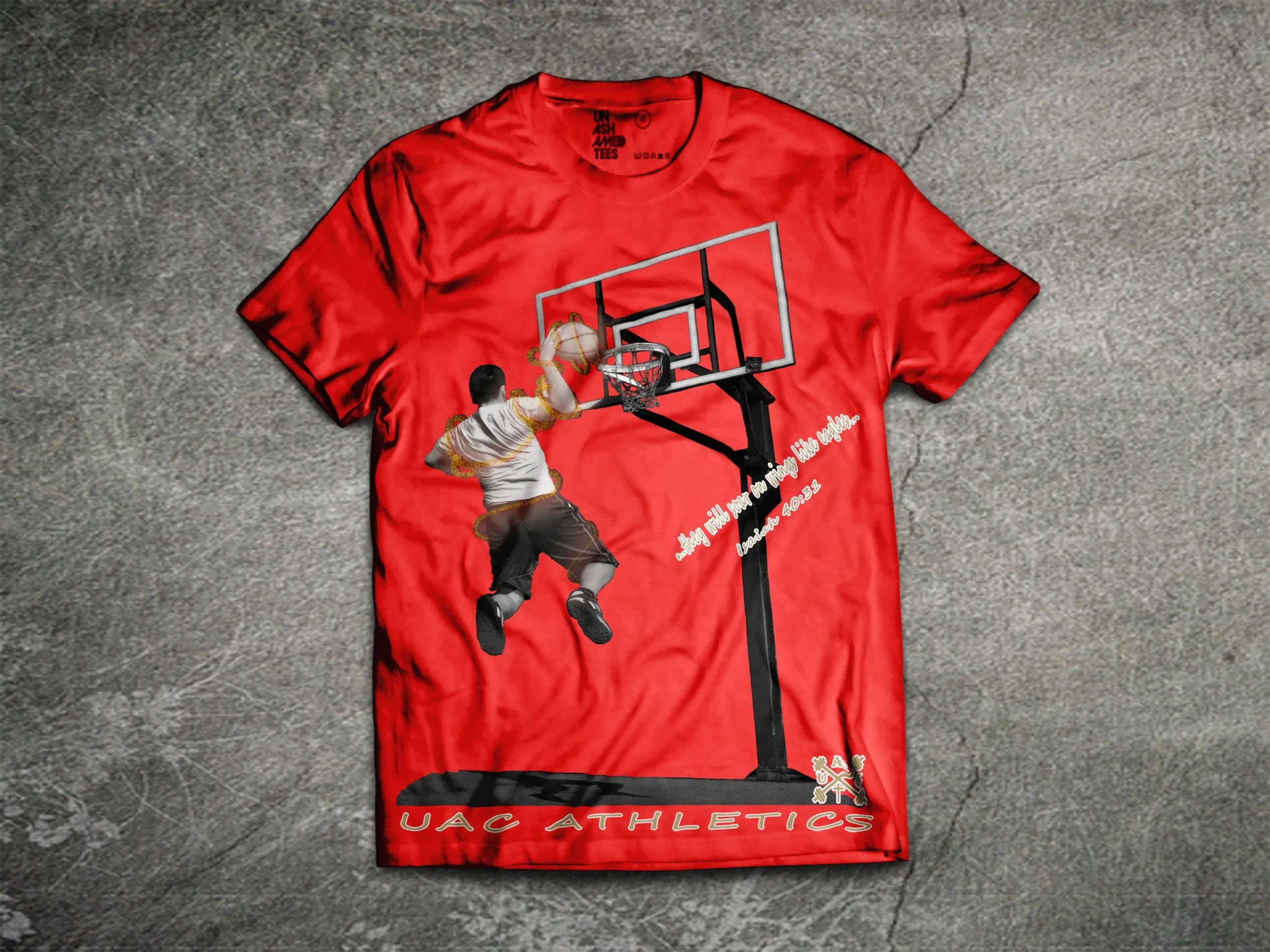 UAC Athletics On Wings Like Eagles Tee