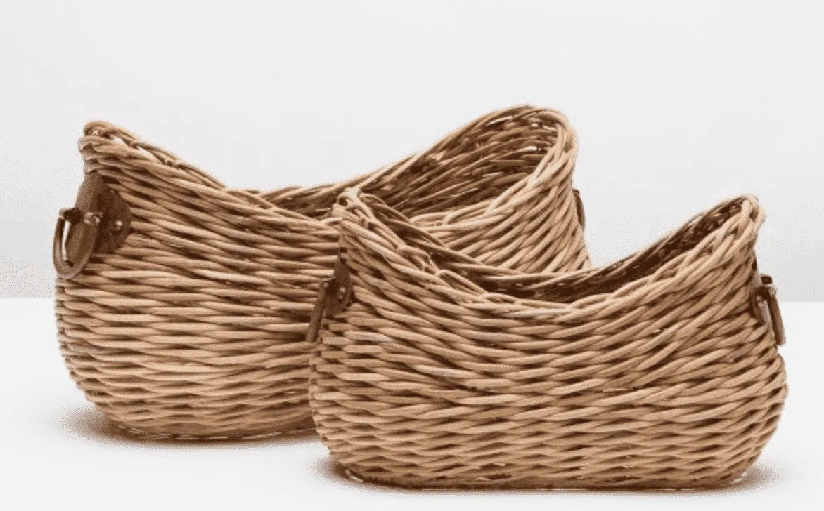 Varna Rattan Basket s/2