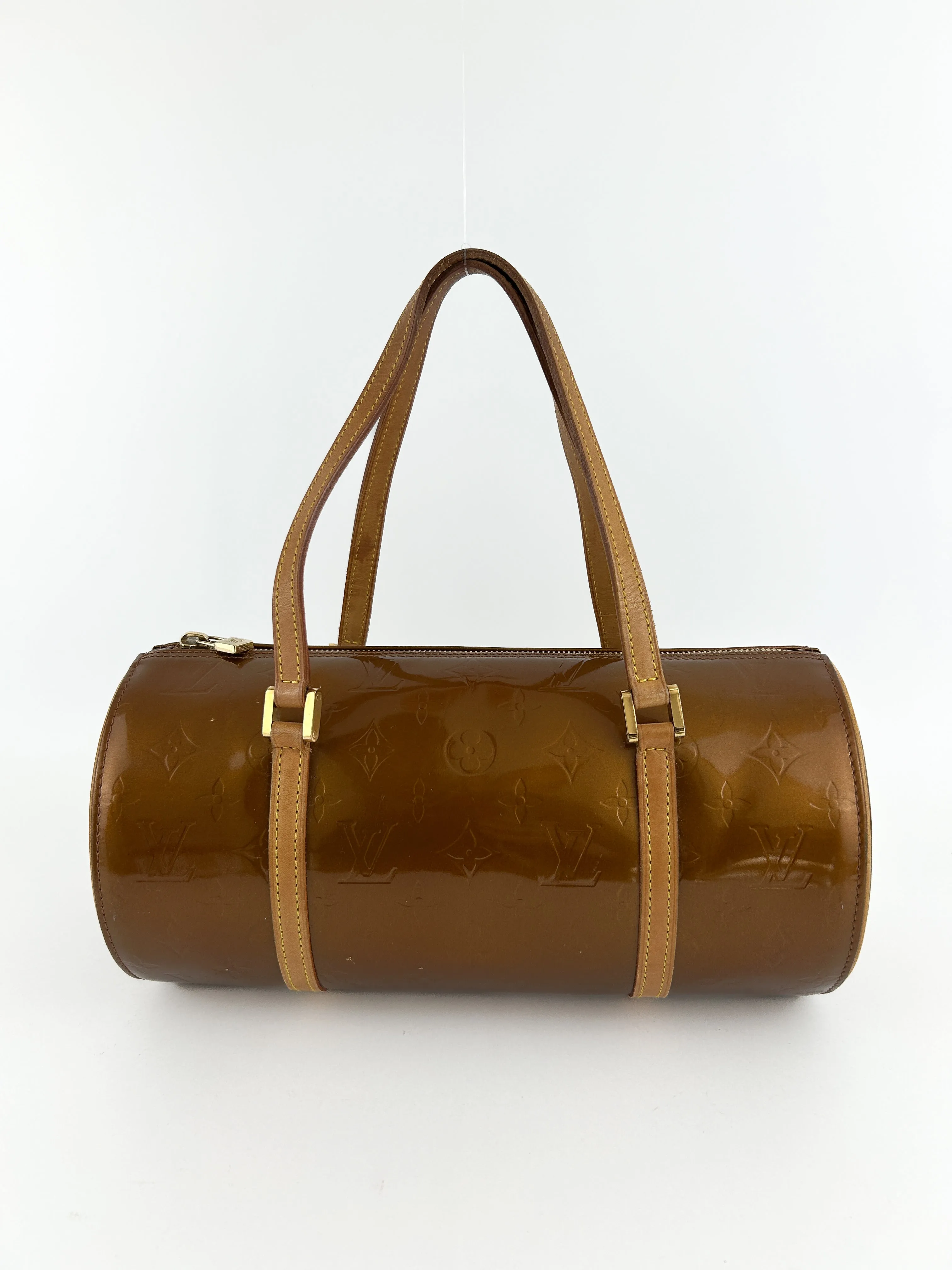Vintage Louis Vuitton Vernis Bedford Handbag (Bronze) (2001)