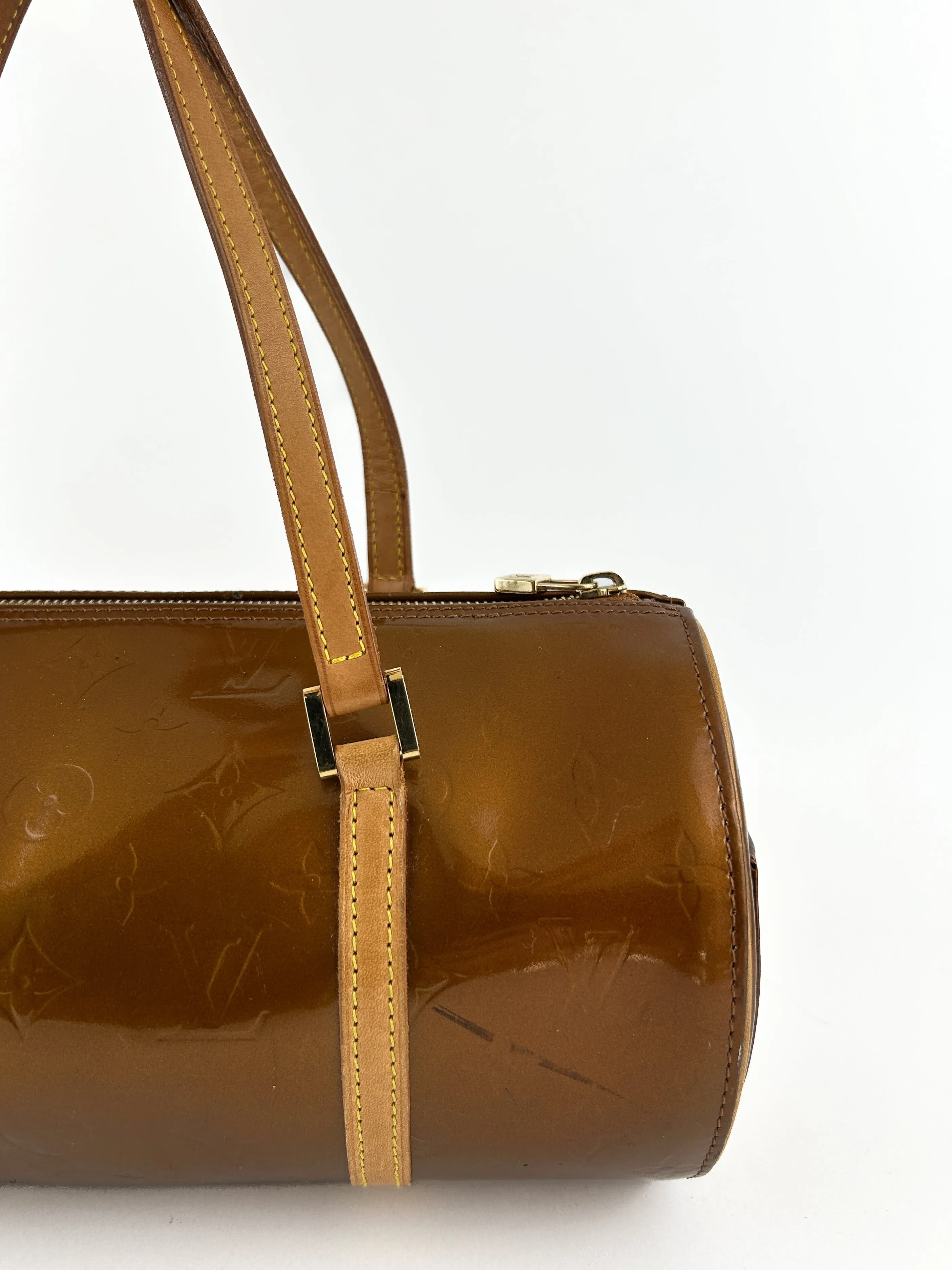 Vintage Louis Vuitton Vernis Bedford Handbag (Bronze) (2001)