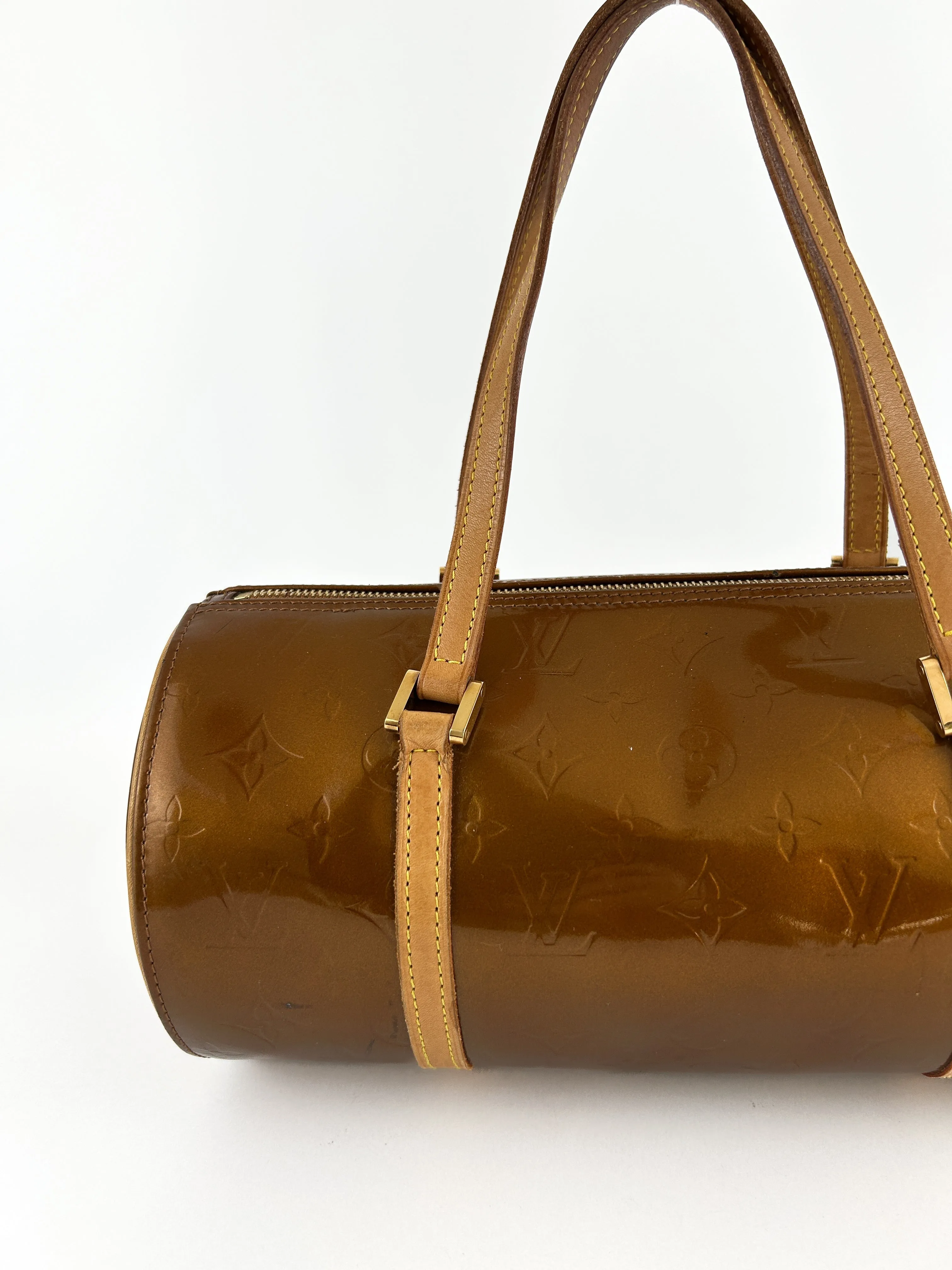 Vintage Louis Vuitton Vernis Bedford Handbag (Bronze) (2001)