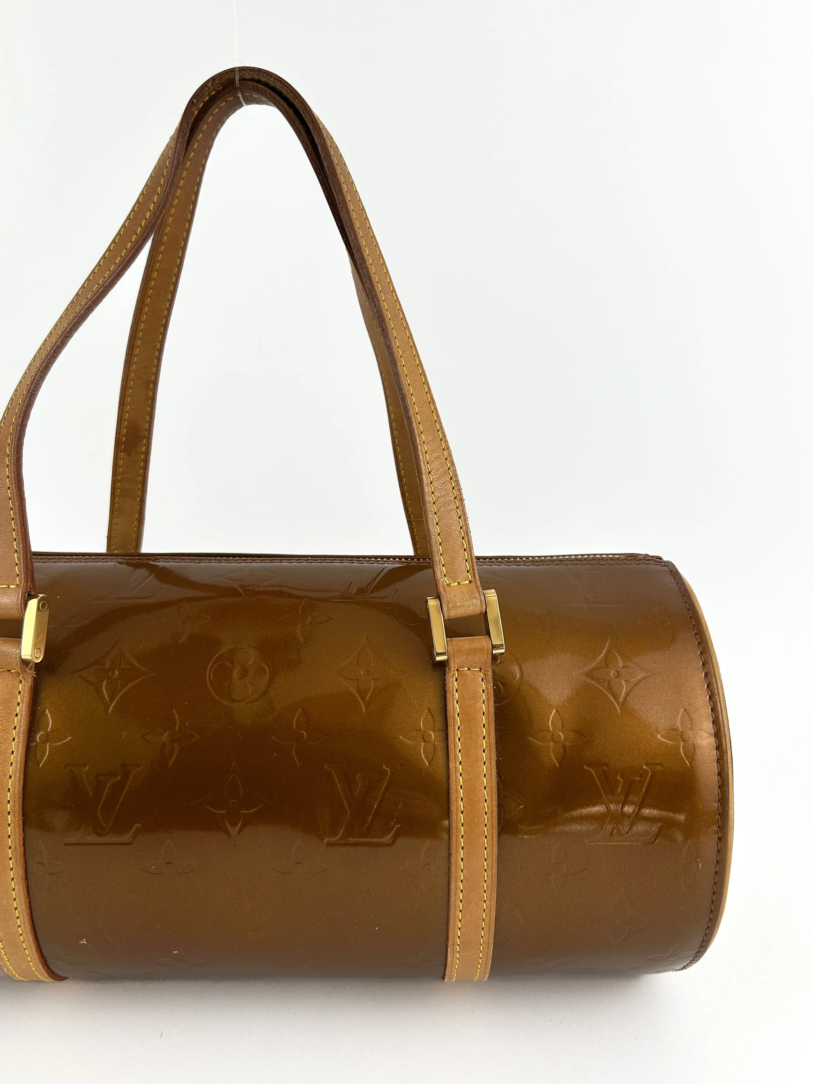 Vintage Louis Vuitton Vernis Bedford Handbag (Bronze) (2001)