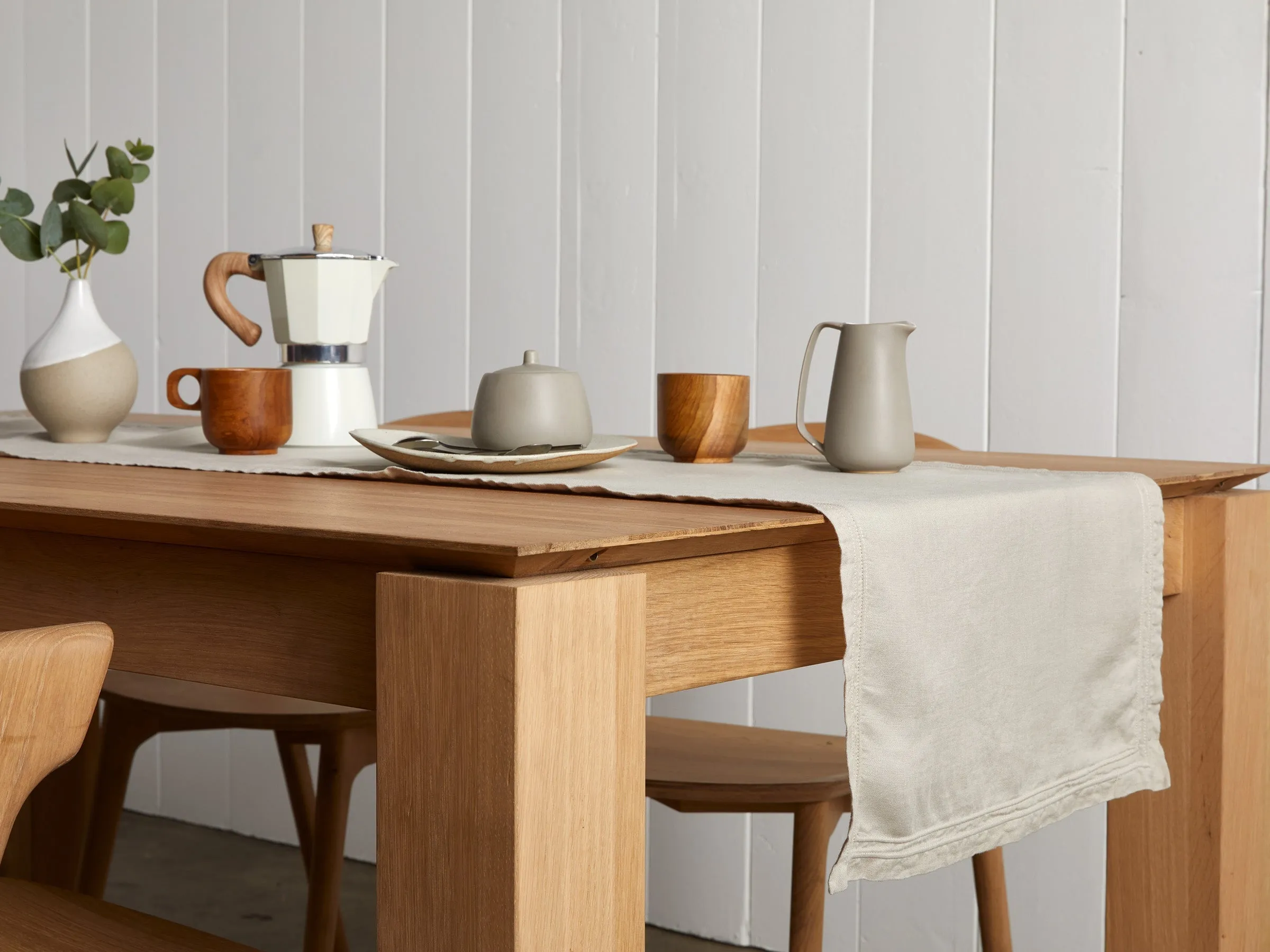 Washed Linen Table Runner (Natural)