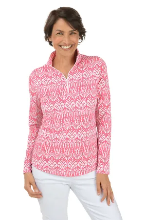 Watermelon Barbara Palm UPF50  Sun Shirt
