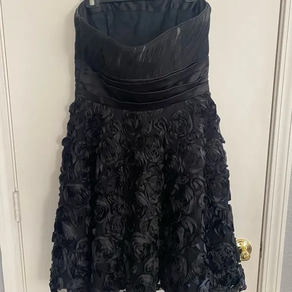 White House Black Market Black Strapless Dress