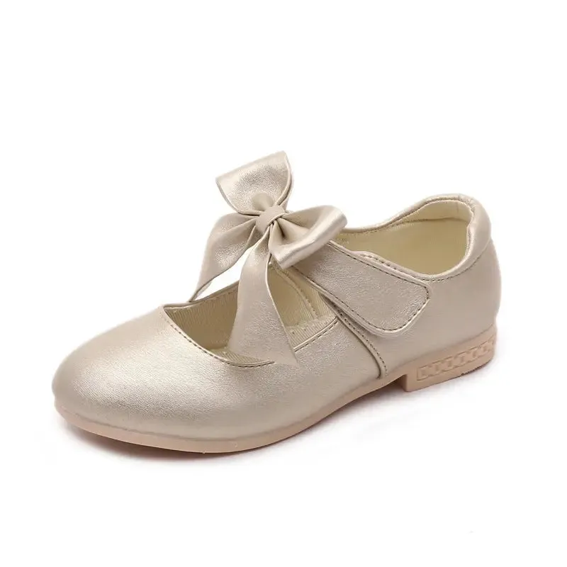 White Leather Shoes for Girls