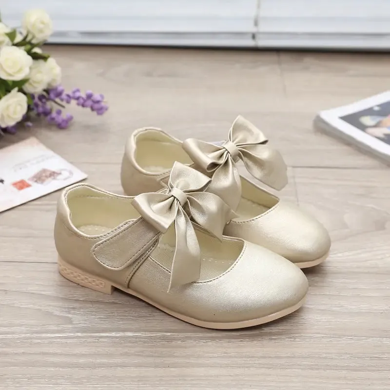 White Leather Shoes for Girls