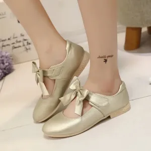 White Leather Shoes for Girls