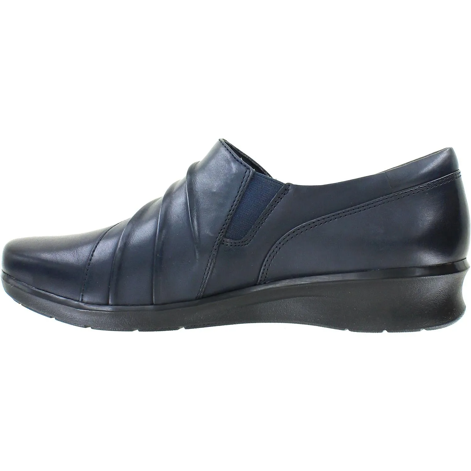 Women's Clarks Hope Roxanne Navy Leather
