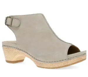 WOMEN'S DANSKO TAUPE MILLED NUBUCK SANDALS