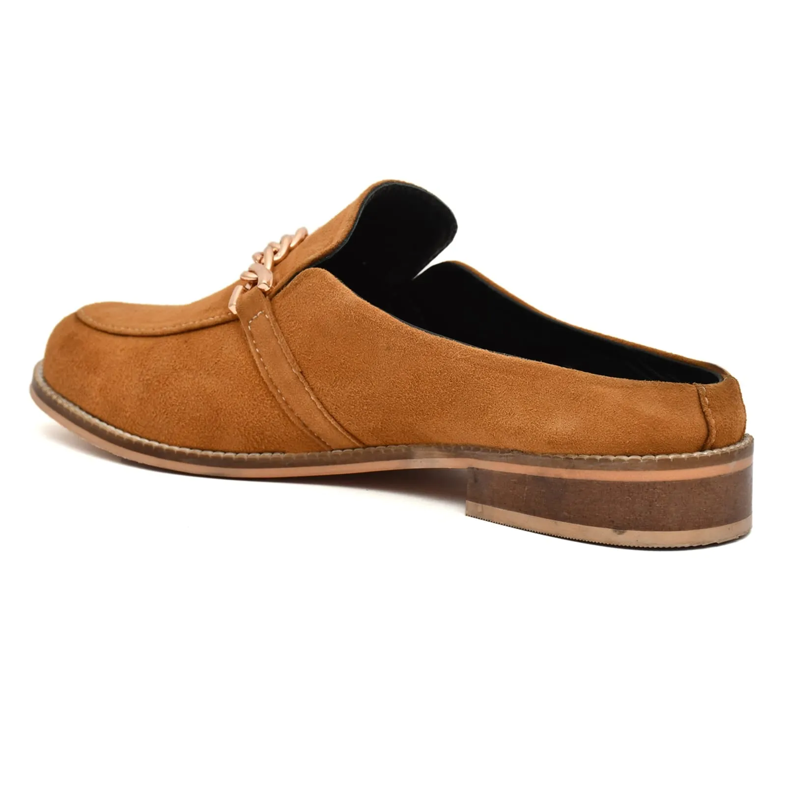 Women's leather loafers OF-6402 Tumbled