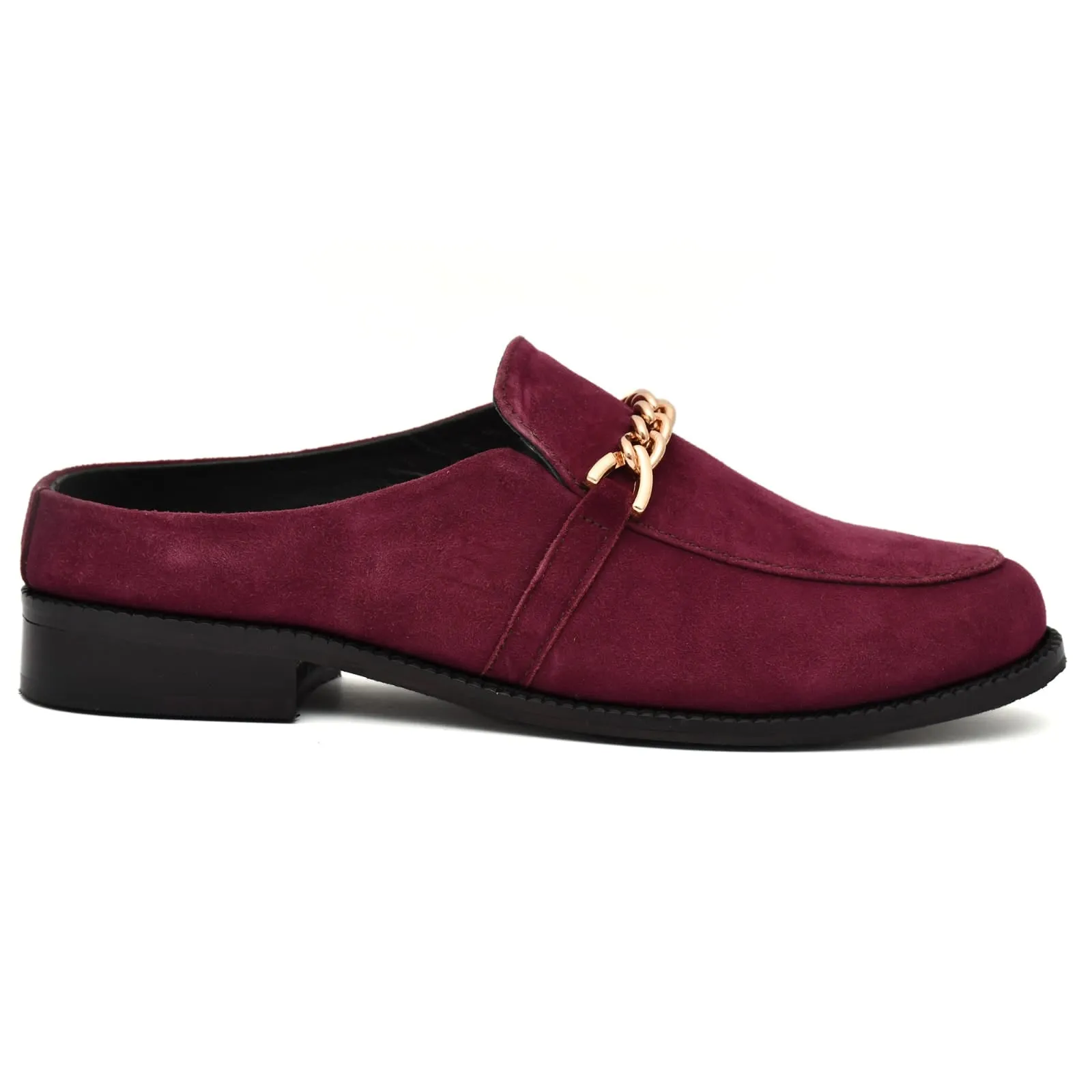 Women's leather loafers OF-6402 Tumbled