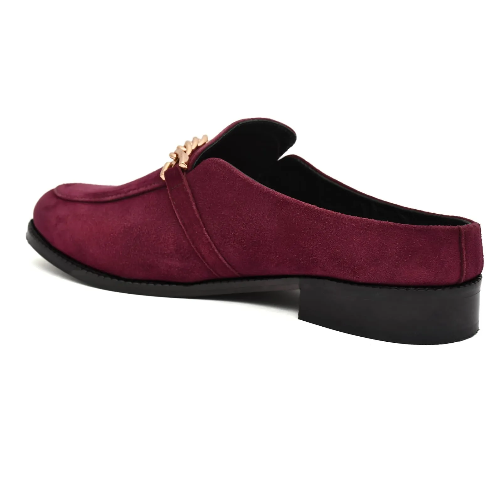 Women's leather loafers OF-6402 Tumbled