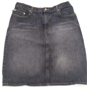 Women’s Ralph Lauren Denim Jean Knee Skirt Size 12