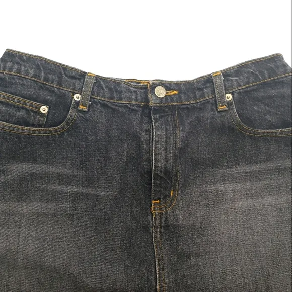 Women's Ralph Lauren Denim Knee Jean Skirt Size 12
