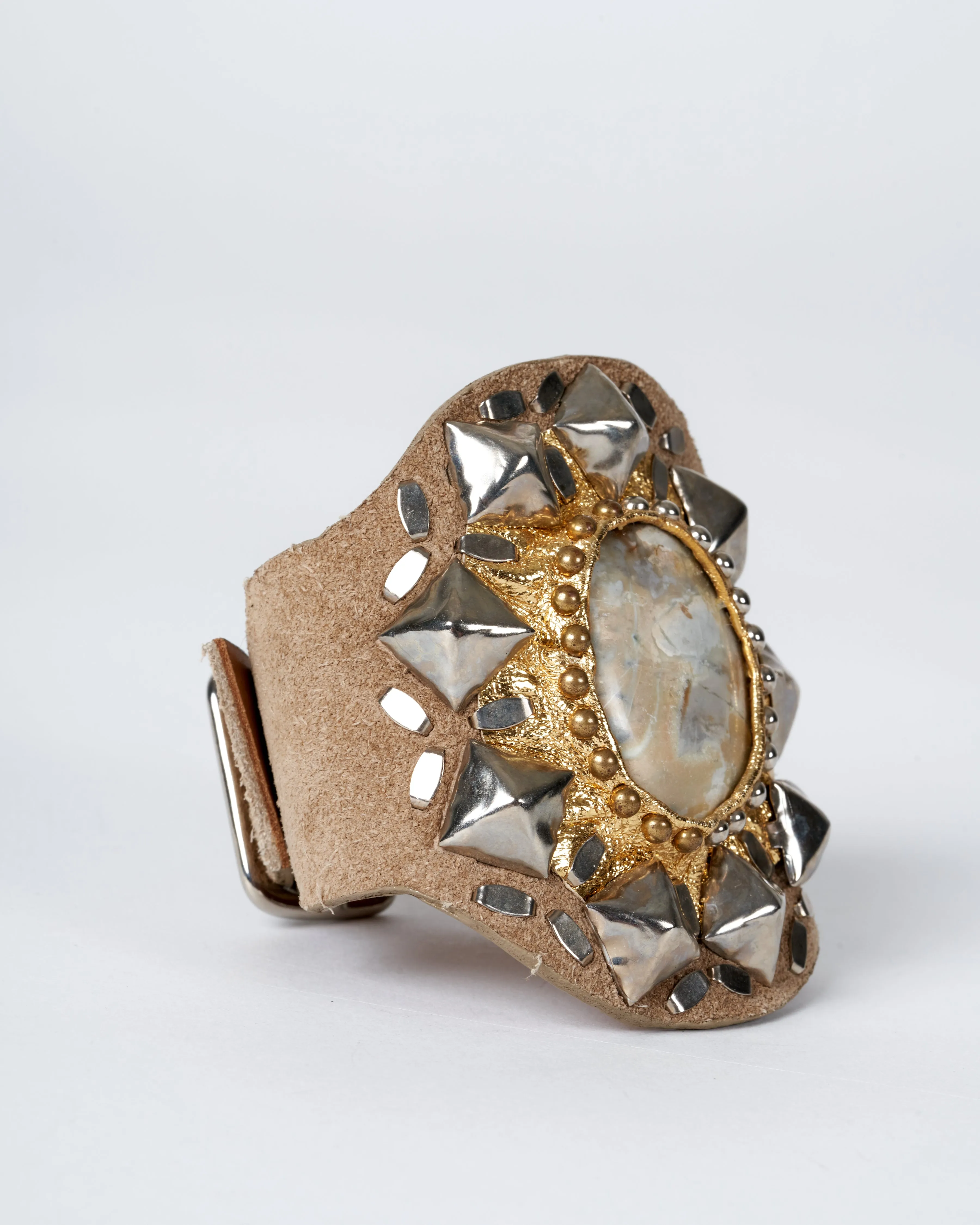 woodsmoke cuff off bracelet - silver