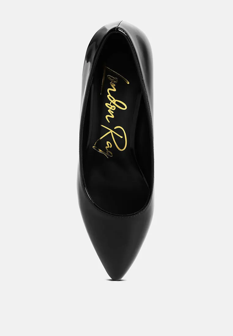 Zaila Metallic Accent Block Heel Pumps By RAG