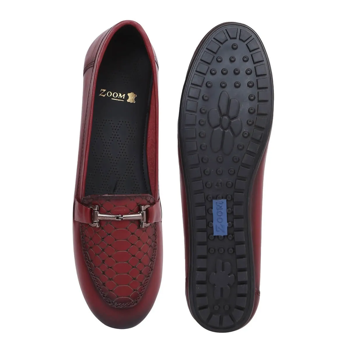 Zoom Shoes Original Leather Flat Bellies For Women FUTURE